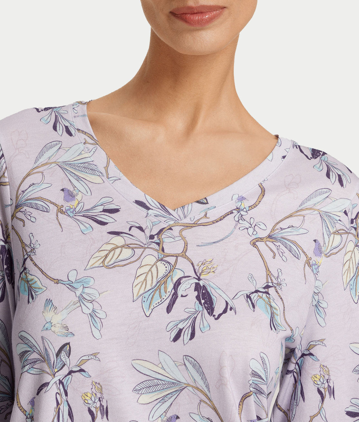 Long Sleeve Knit Nightgown