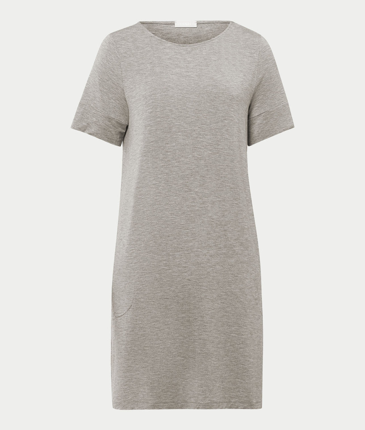 Natural Elegance Round Neck Nightgown