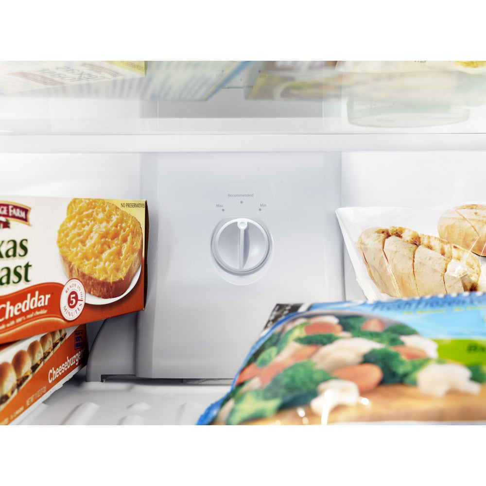 21.3 CuFt Top-Mount Refrigerator in Black Stainless with Dairy Bin