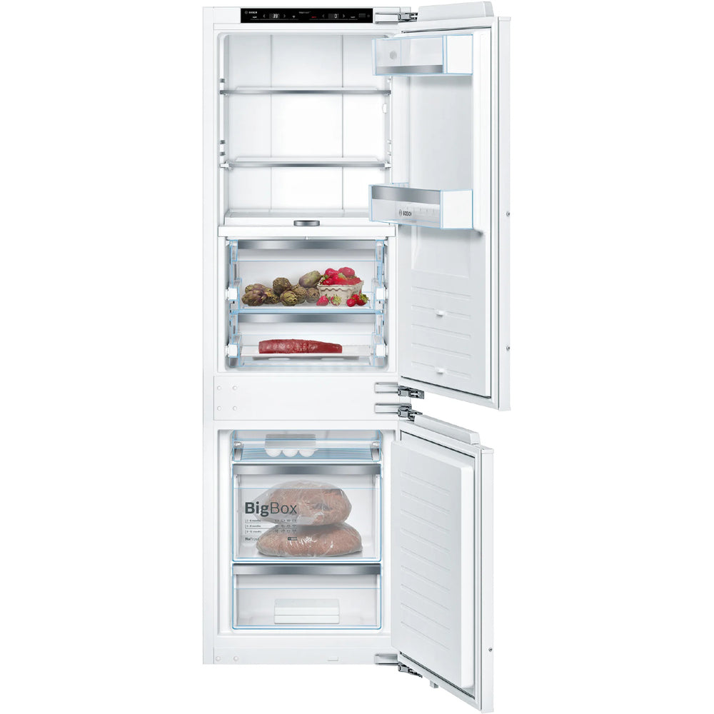 24-Inch Home Connect Built-In Custom Panel Bottom-Mount Refrigerator In Stainless Steel
