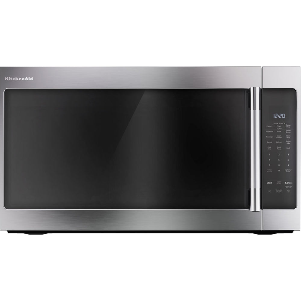 5.3 CuFt Smart Electric Range with 2.1 CuFt Over The Range Microwave in Stainless Steel