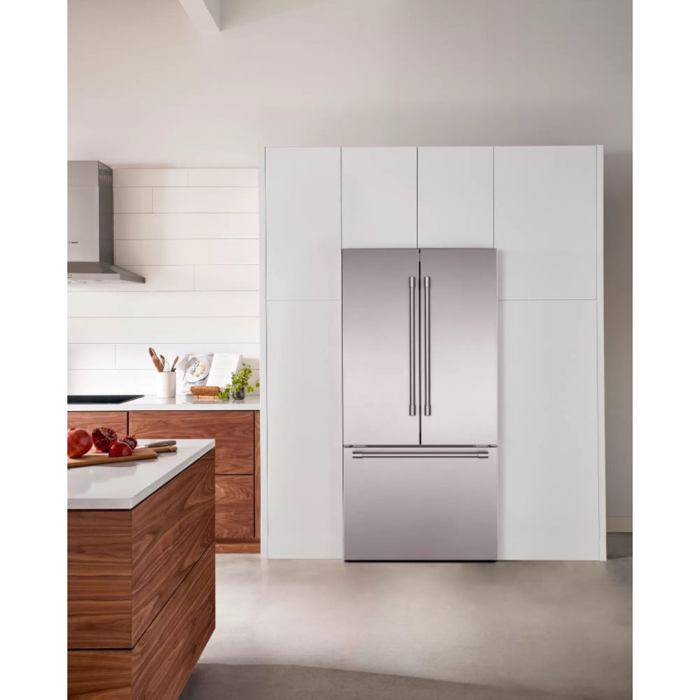 20.8 CuFt Smart 800 Series Counter Depth Bottom-Mount Refrigerator in Stainless Steel with FarmFresh System™