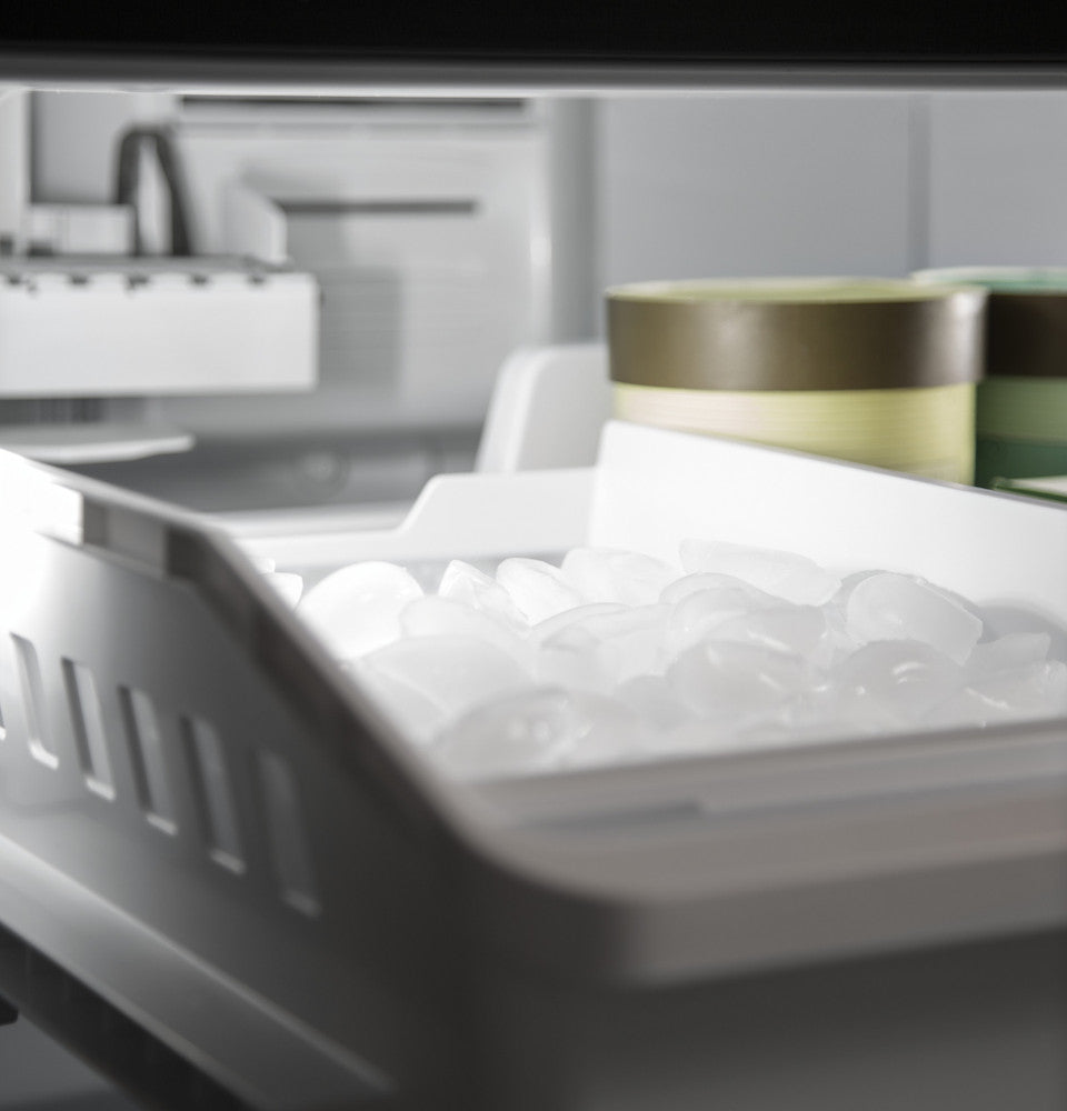 21.0 CuFt Bottom-Mount Refrigerator in Stainless Steel with Sliding Snack Drawer