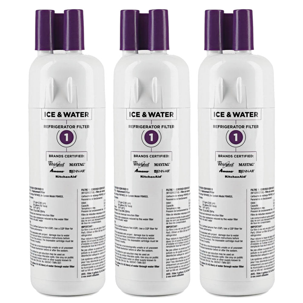 Ice & Water Refrigerator Filter- (Three Pack)