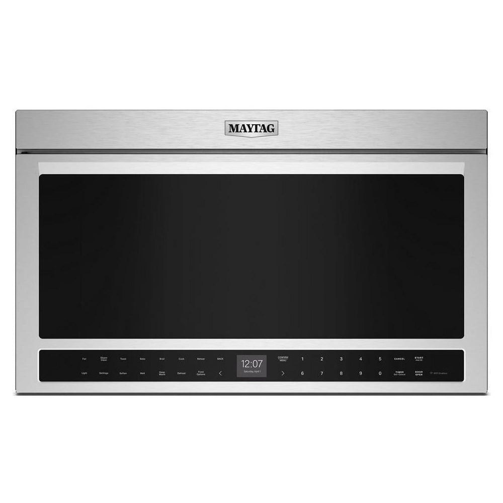 1.1 Cu-Ft Fingerprint Resistant Flush Built-In Mount Microwave-Toaster Oven Combo - Stainless Steel