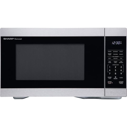 1.1 CuFt 1000W Countertop Microwave in Stainless Steel