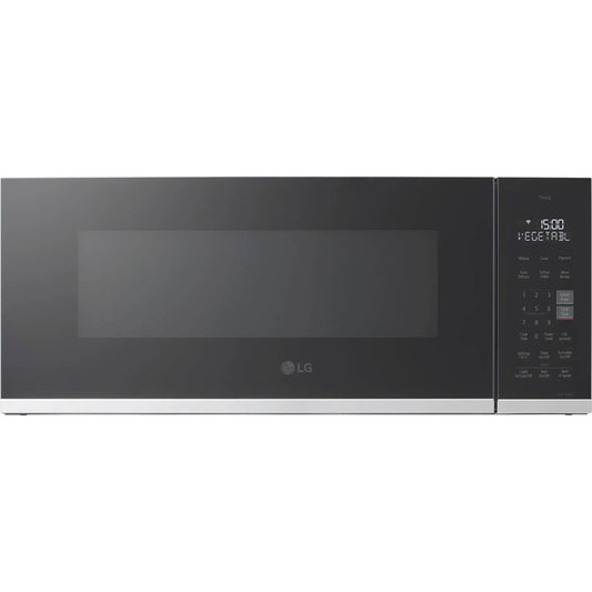1.3 Cu-Ft. Smart 400 CFM Low Profile Over-the-Range Microwave Oven - Stainless Steel