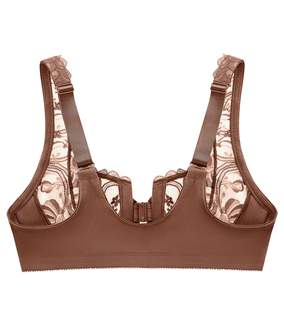 WonderWire Front-Close Stretch Lace Bra