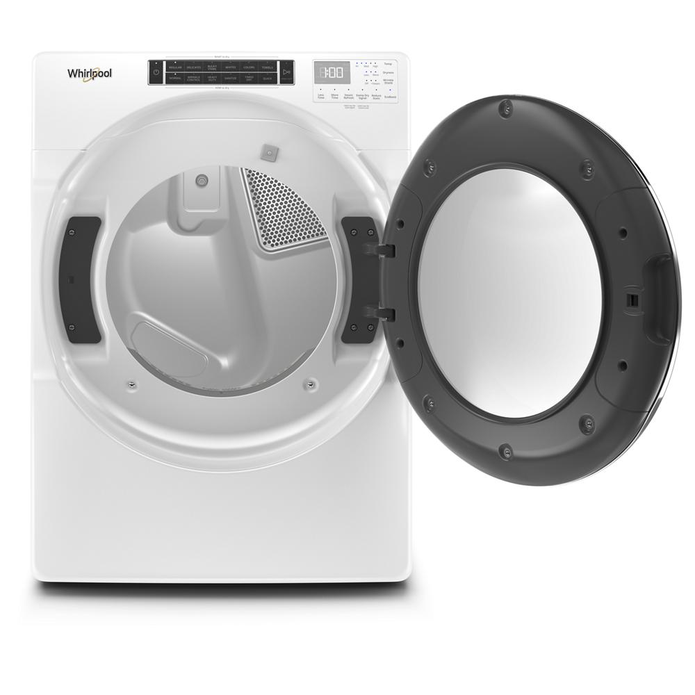 7.4 CuFt Stackable Vented Front-Load Electric Dryer In White With Steam Cycles