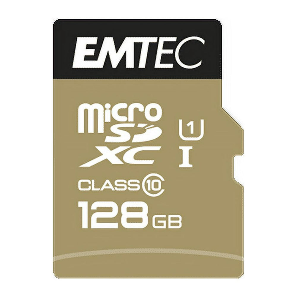 Class 10 128GB microSD Gold Plus Memory Card