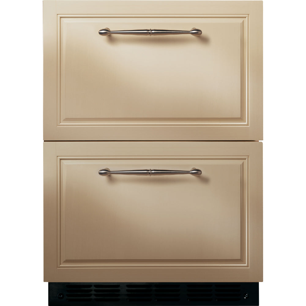 5 CuFt Panel Ready Double-Drawer Refrigerator