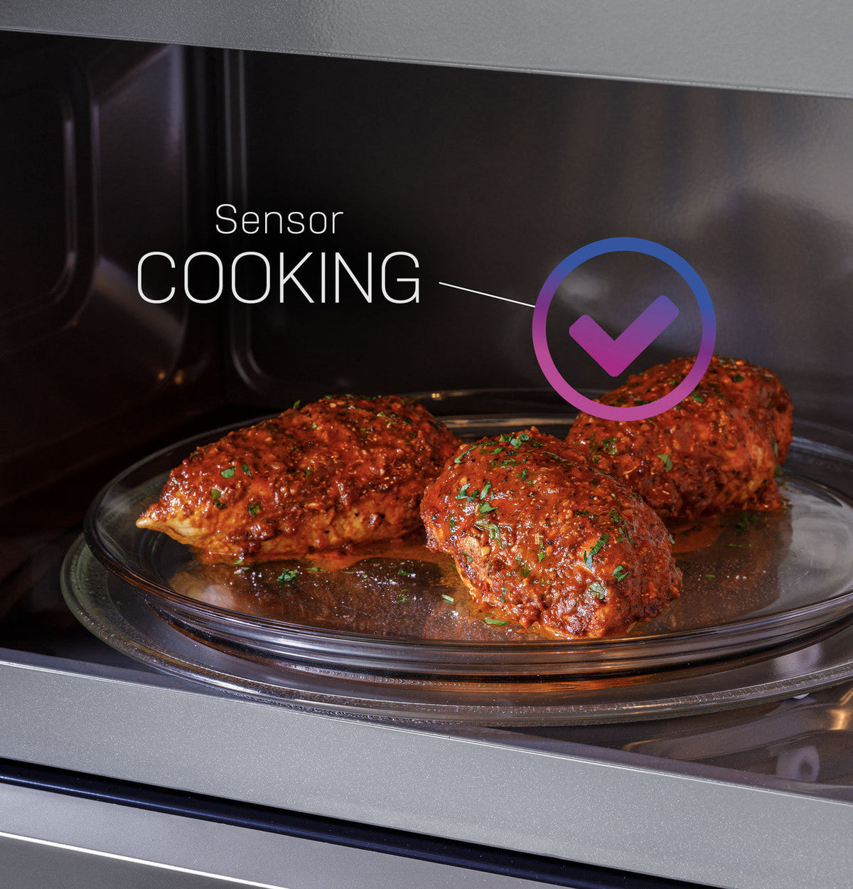 2.2 CuFt 1000 Wattage Over-the-Range Microwave in Stainless Steel with Sensor Cooking
