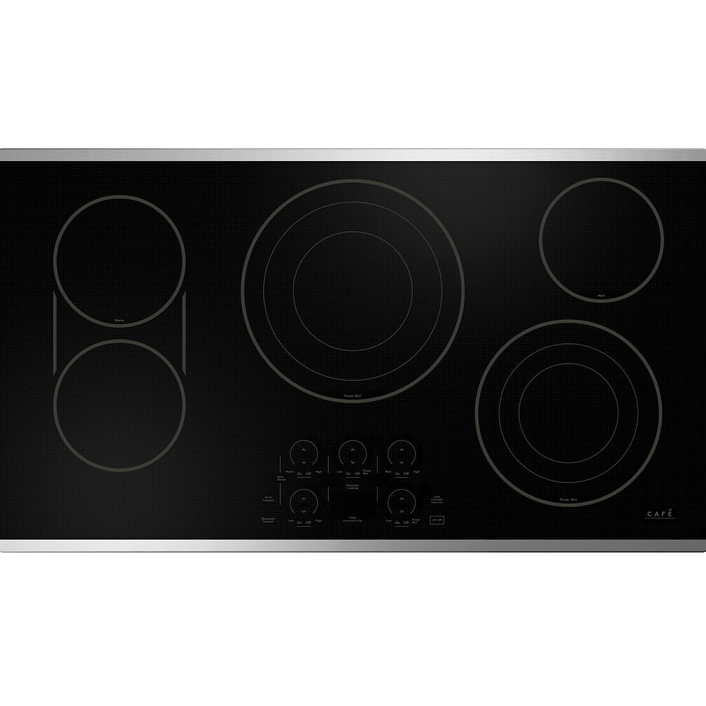 36" Smart 4-Element Radiant Electric Cooktop in Stainless Steel with Smooth Top
5 Ribbon Burner and Touch Control