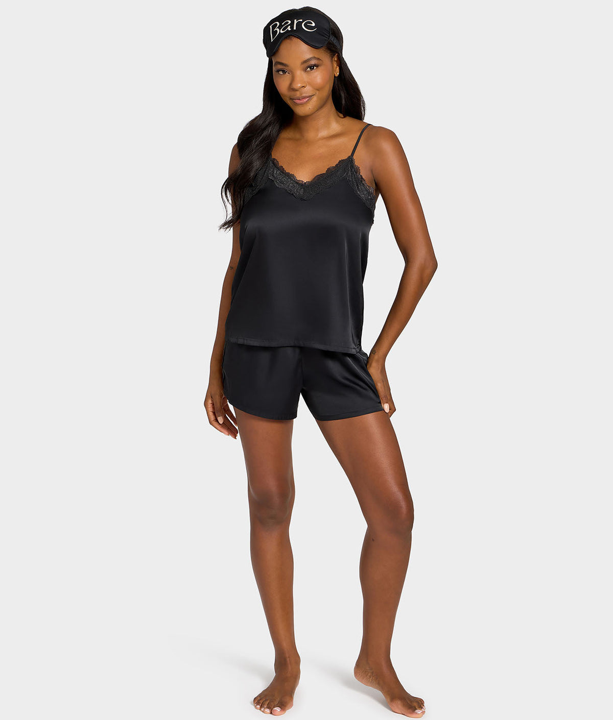 The Washed Satin Cami Set
