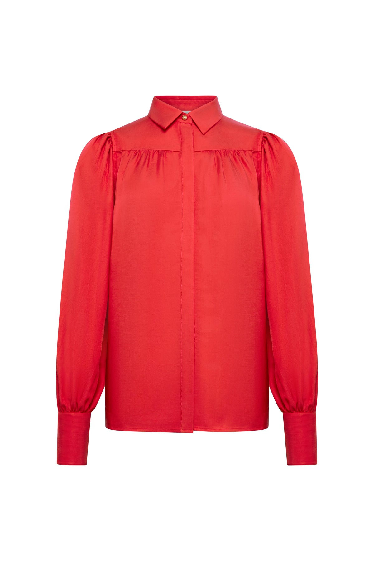 Ada Blouse (Deep Red)