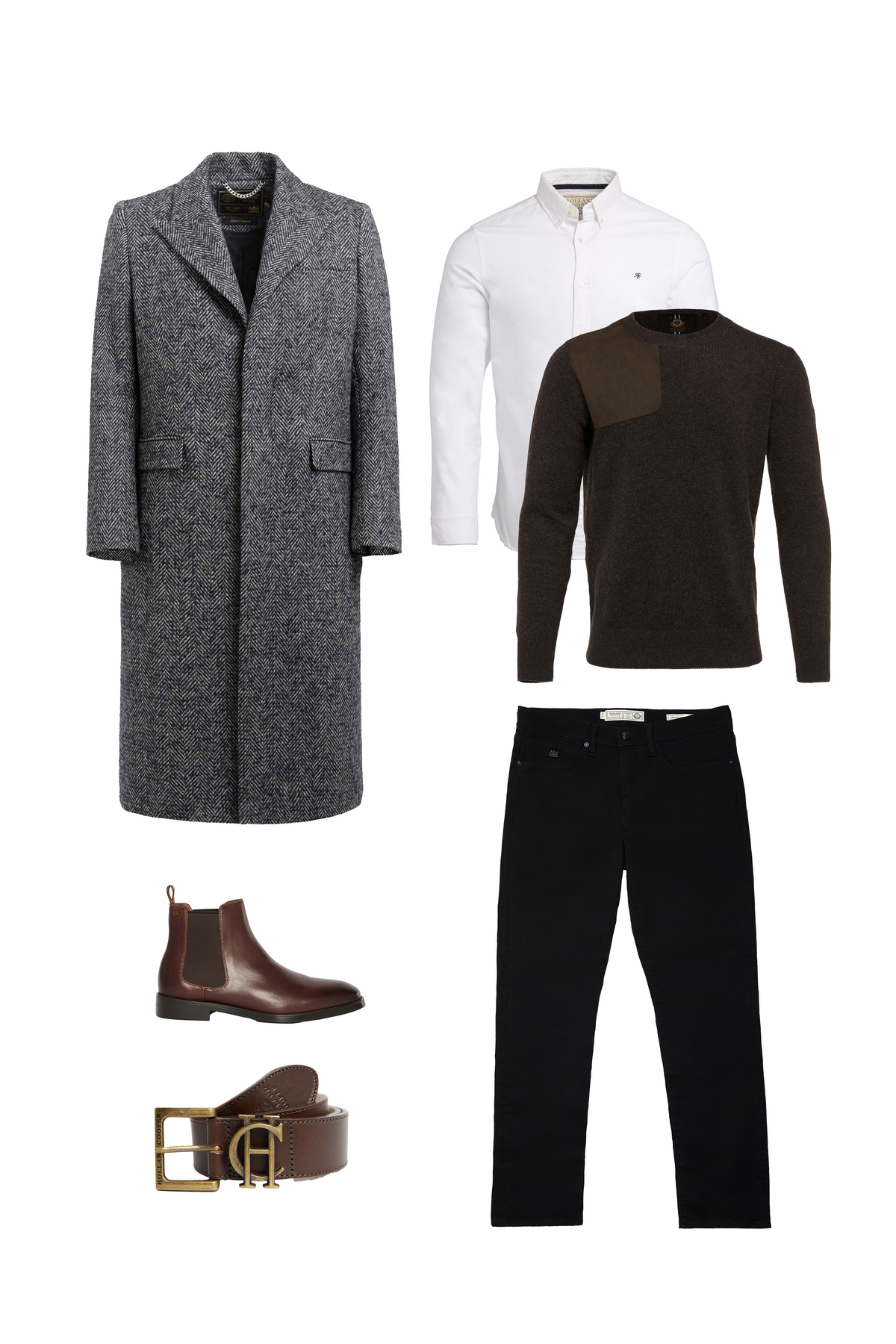 Ali Gordon's Look (Ebony Herringbone)