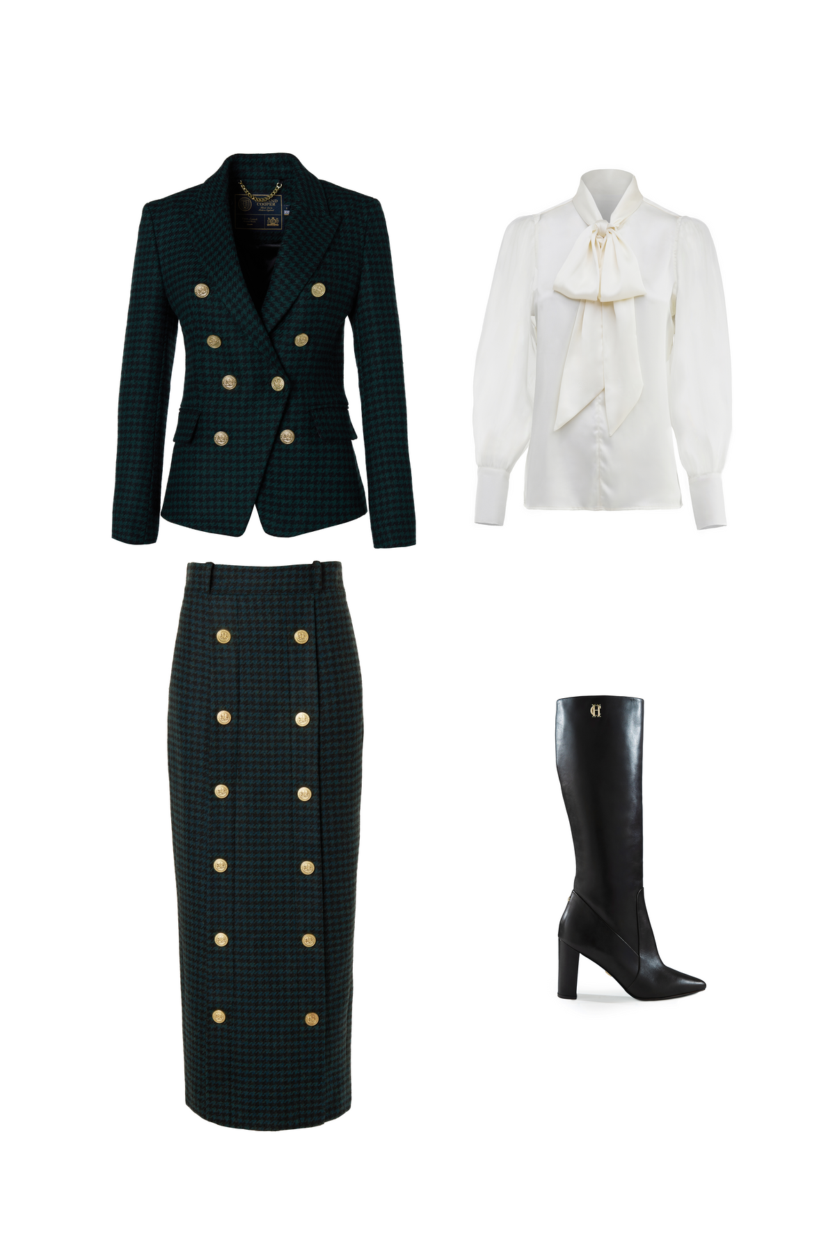 Aly Vance (Emerald Houndstooth)