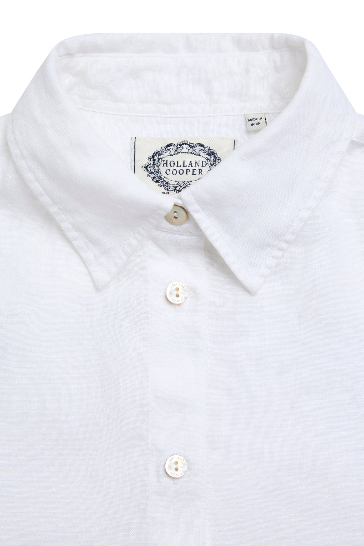 Amalfi Linen Shirt (White)