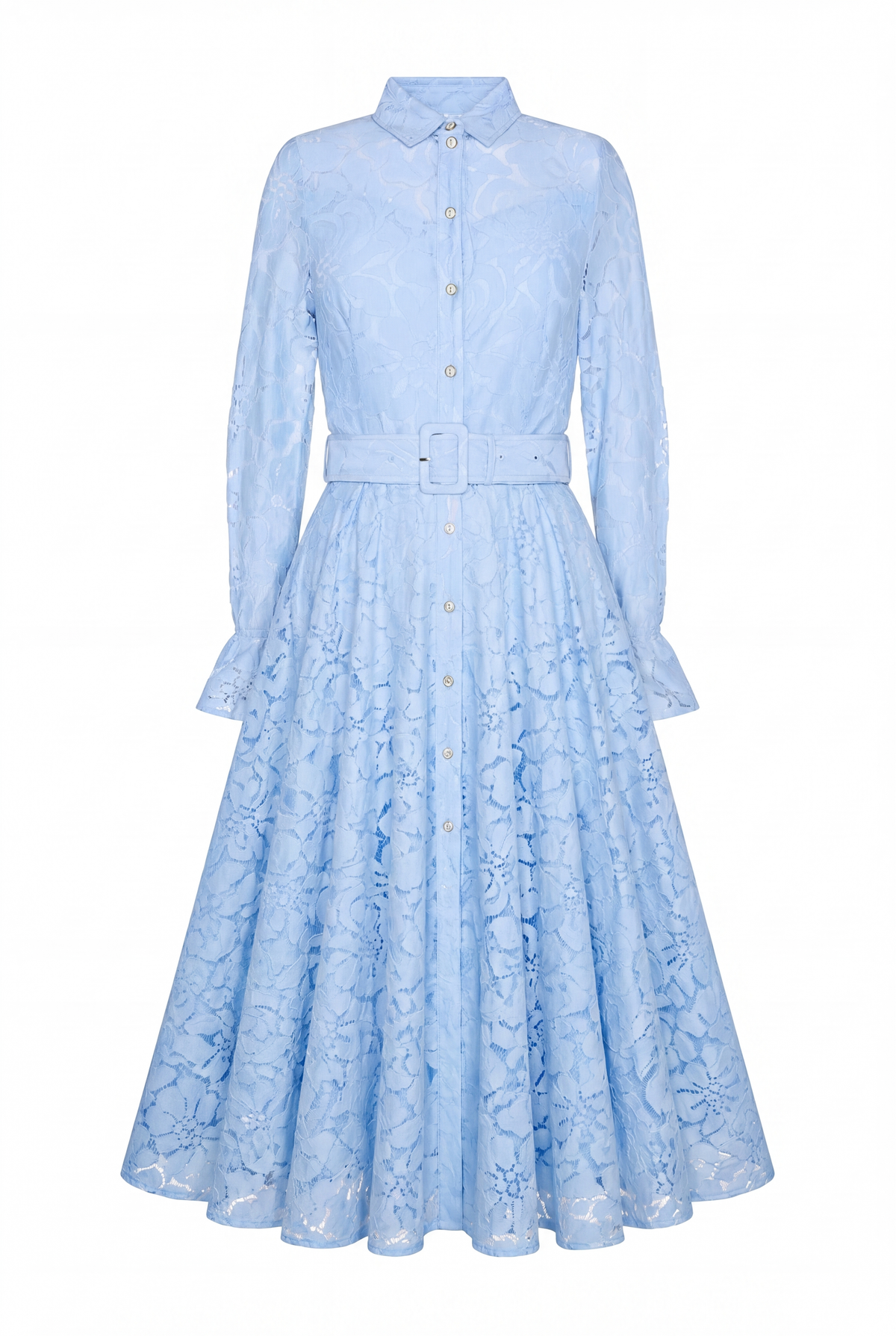 Annabel Lace Dress (Pale Blue)