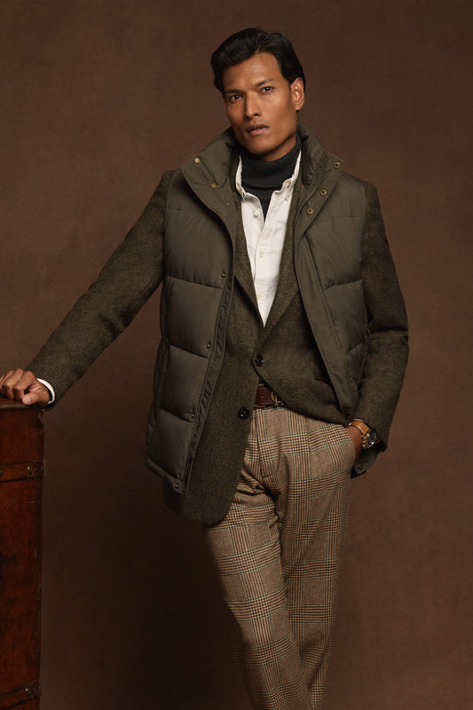Men's Larkstone Padded Gilet (Khaki)