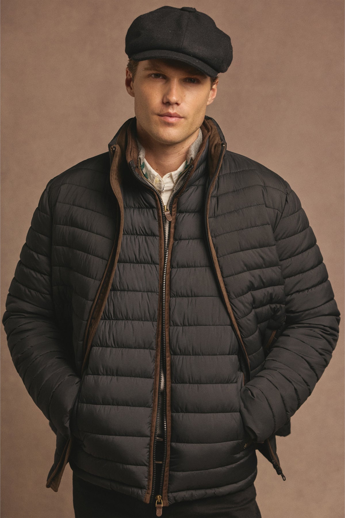 Men's Midweight Padded Jacket (Black)