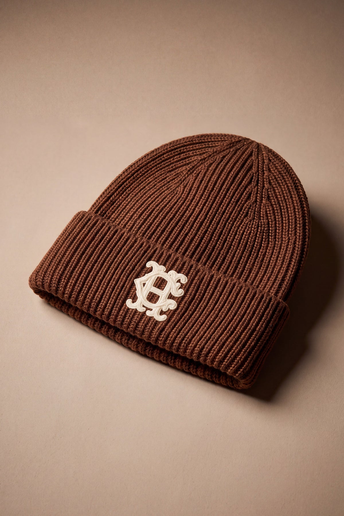Heraldic Beanie (Toffee)