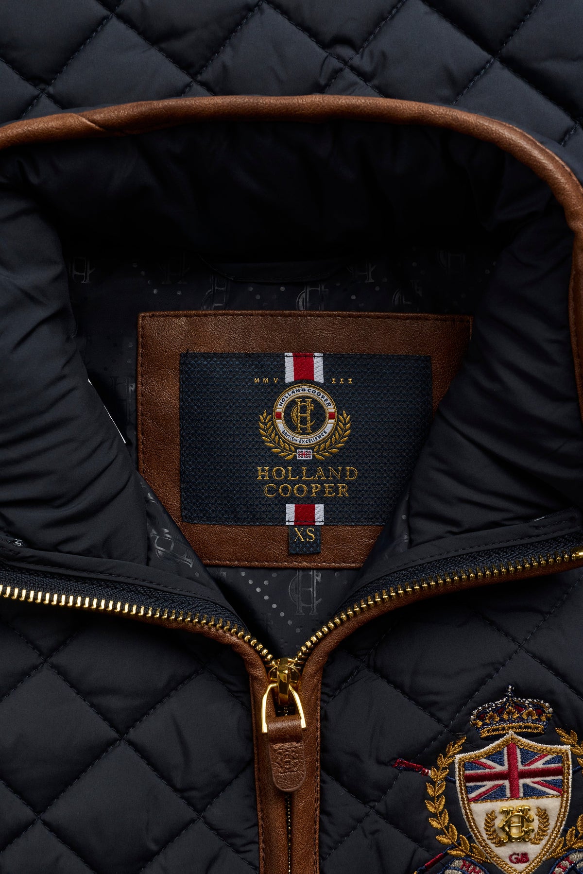Boughton Diamond Quilt Jacket (Ink Navy)