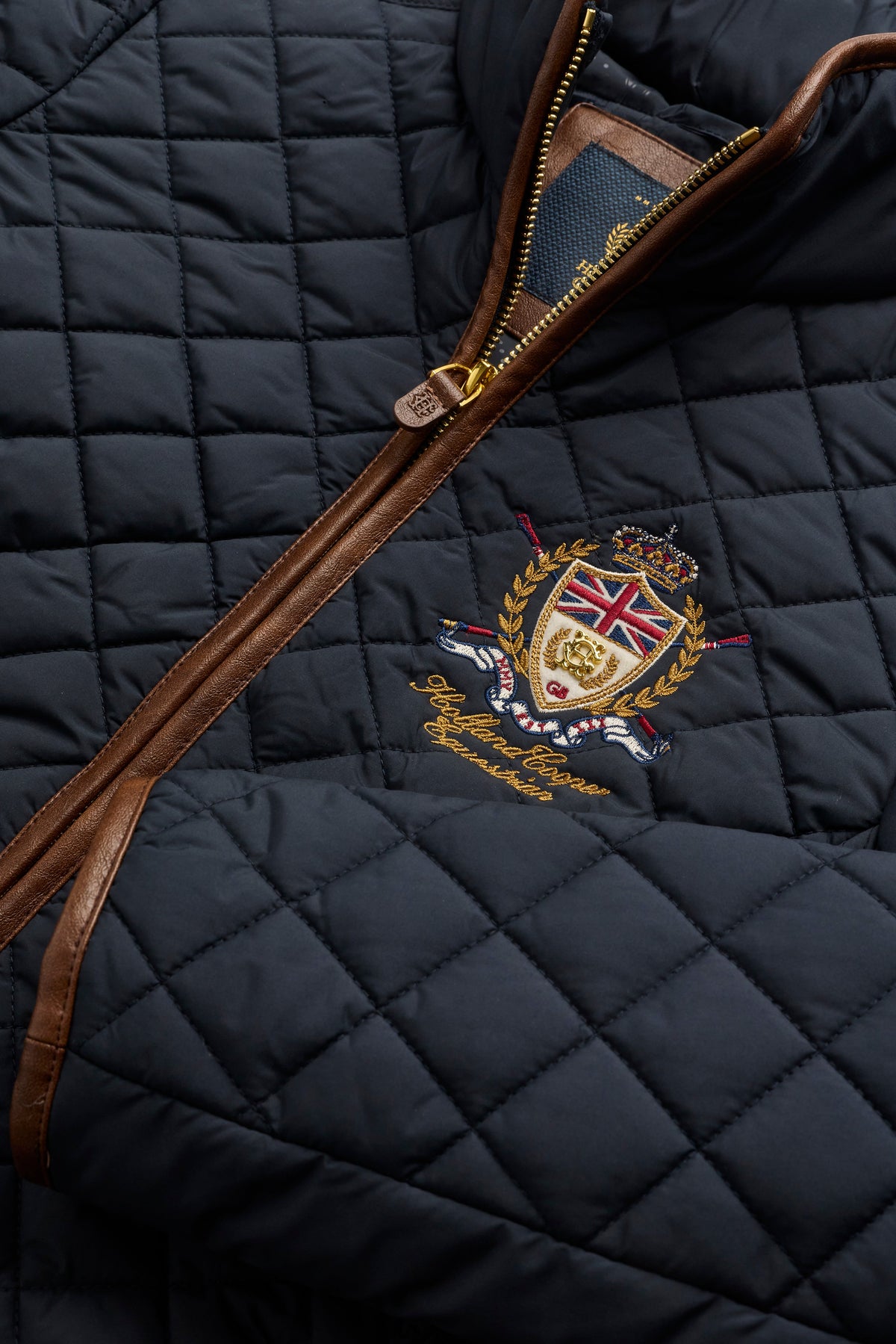 Boughton Diamond Quilt Jacket (Ink Navy)