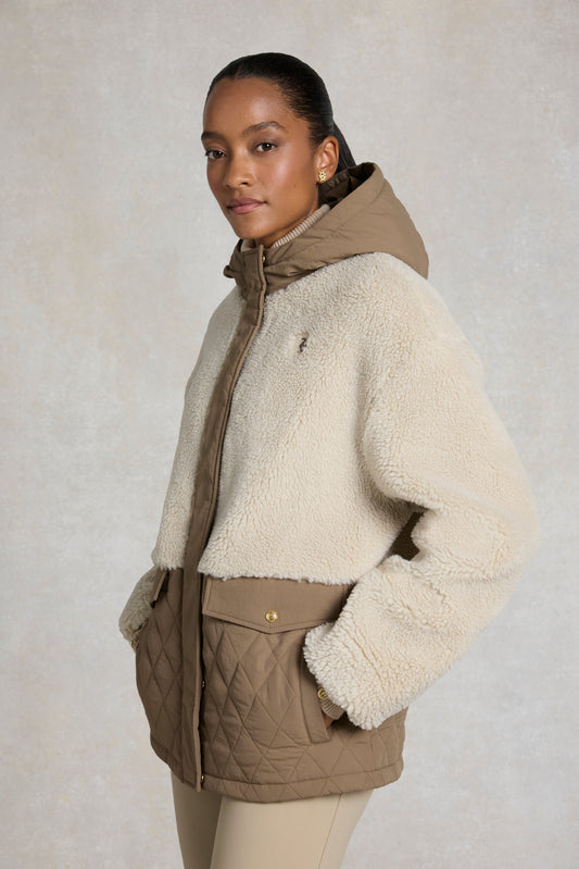 Bradwell Hooded Fleece (Natural Chestnut)