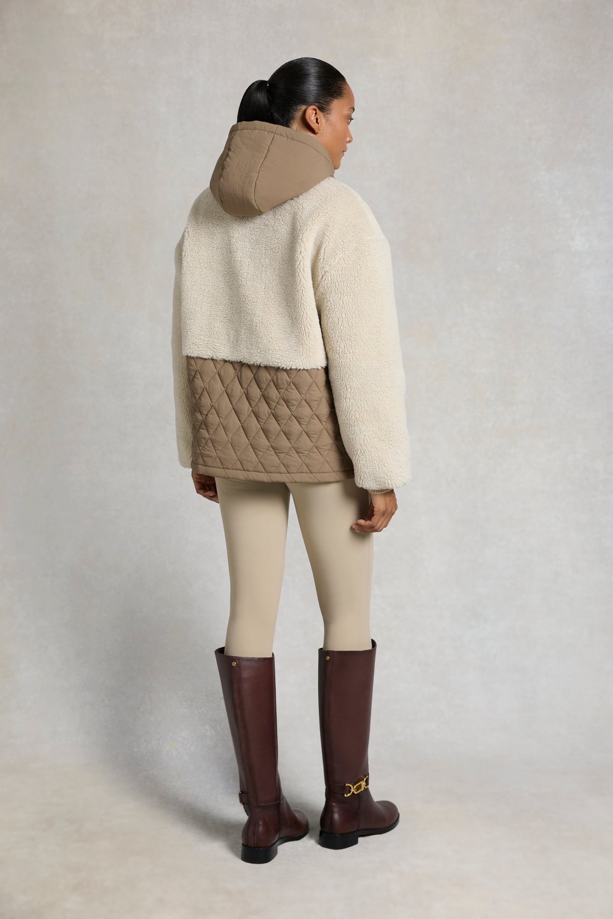 Bradwell Hooded Fleece (Natural Chestnut)