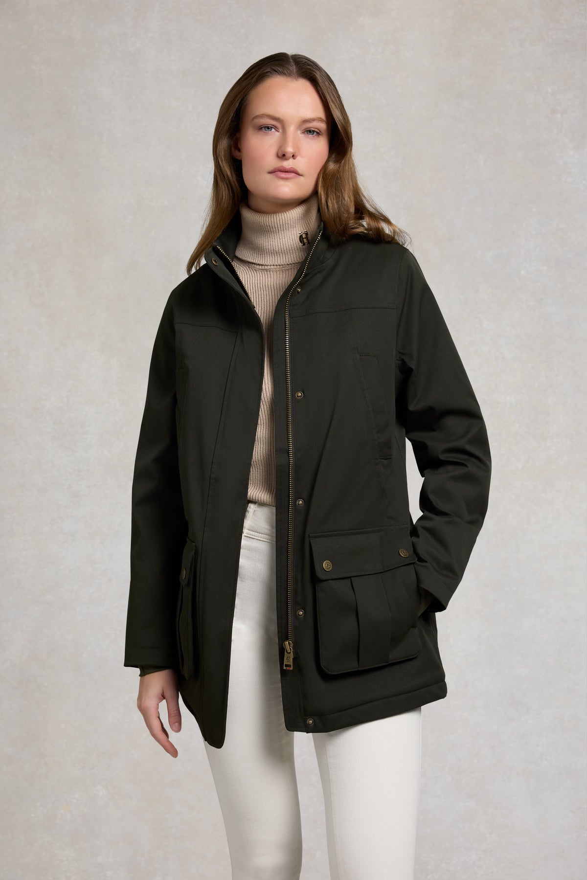 Bramwell Waterproof Country Coat (Khaki)