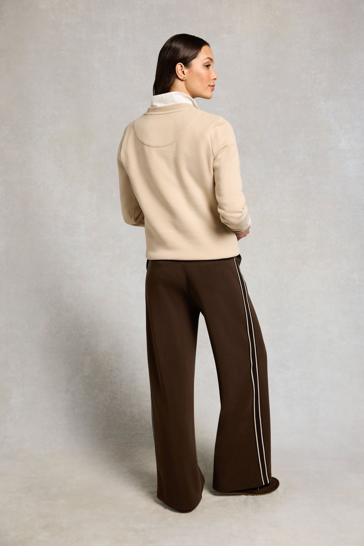 Broughton Wide Leg Pant (Chocolate)
