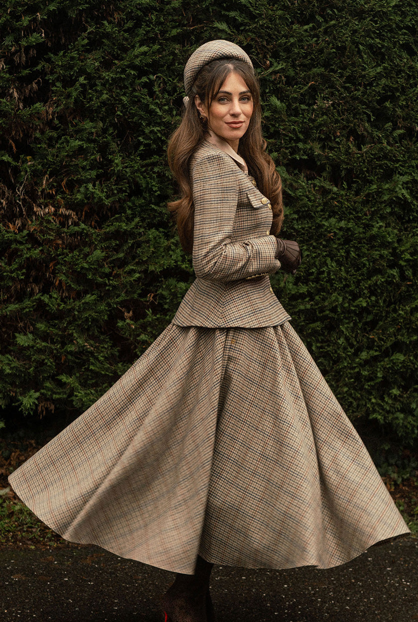 Aynhoe Full Length Skirt (Millen Gordon Tweed)