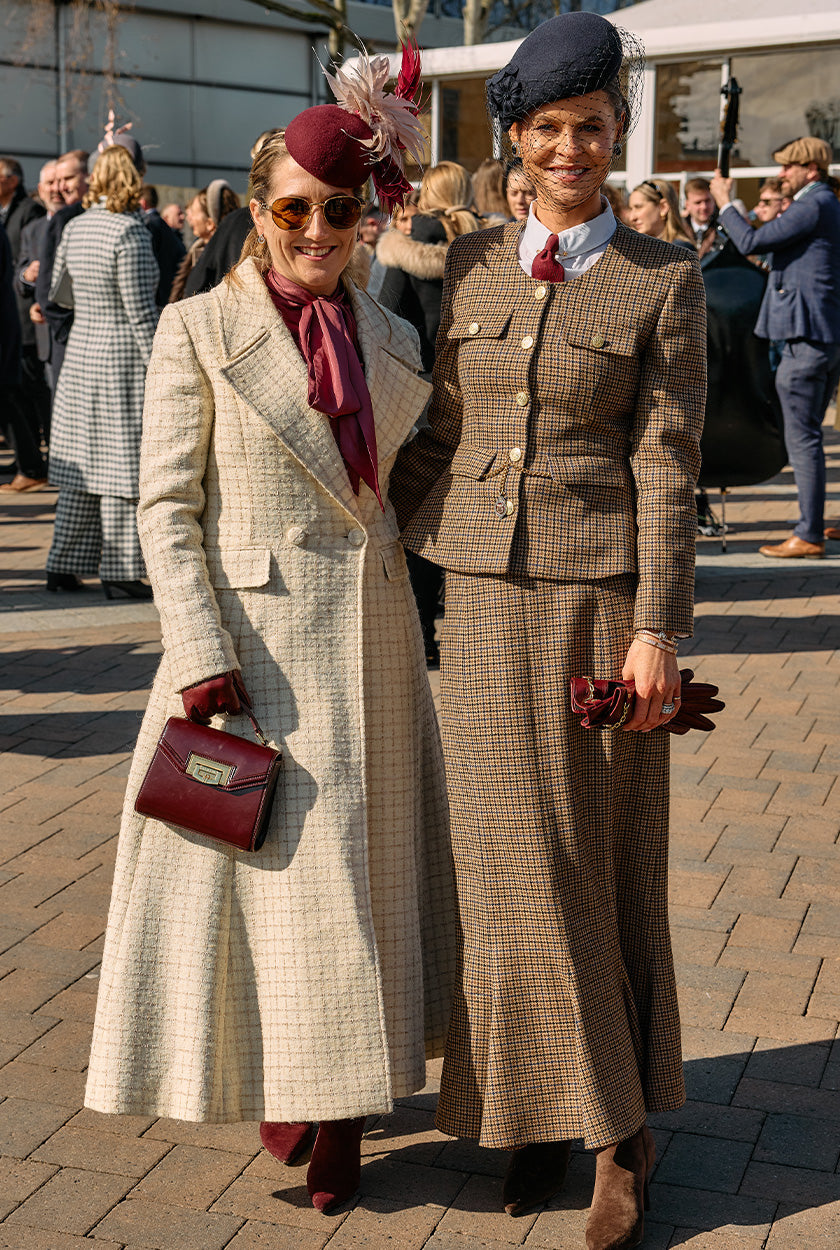 Laura Collett's Cheltenham Look (Ivory Sparkle Tweed)