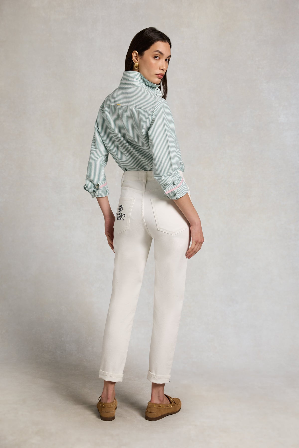 Chantilly Slim Jean (White)