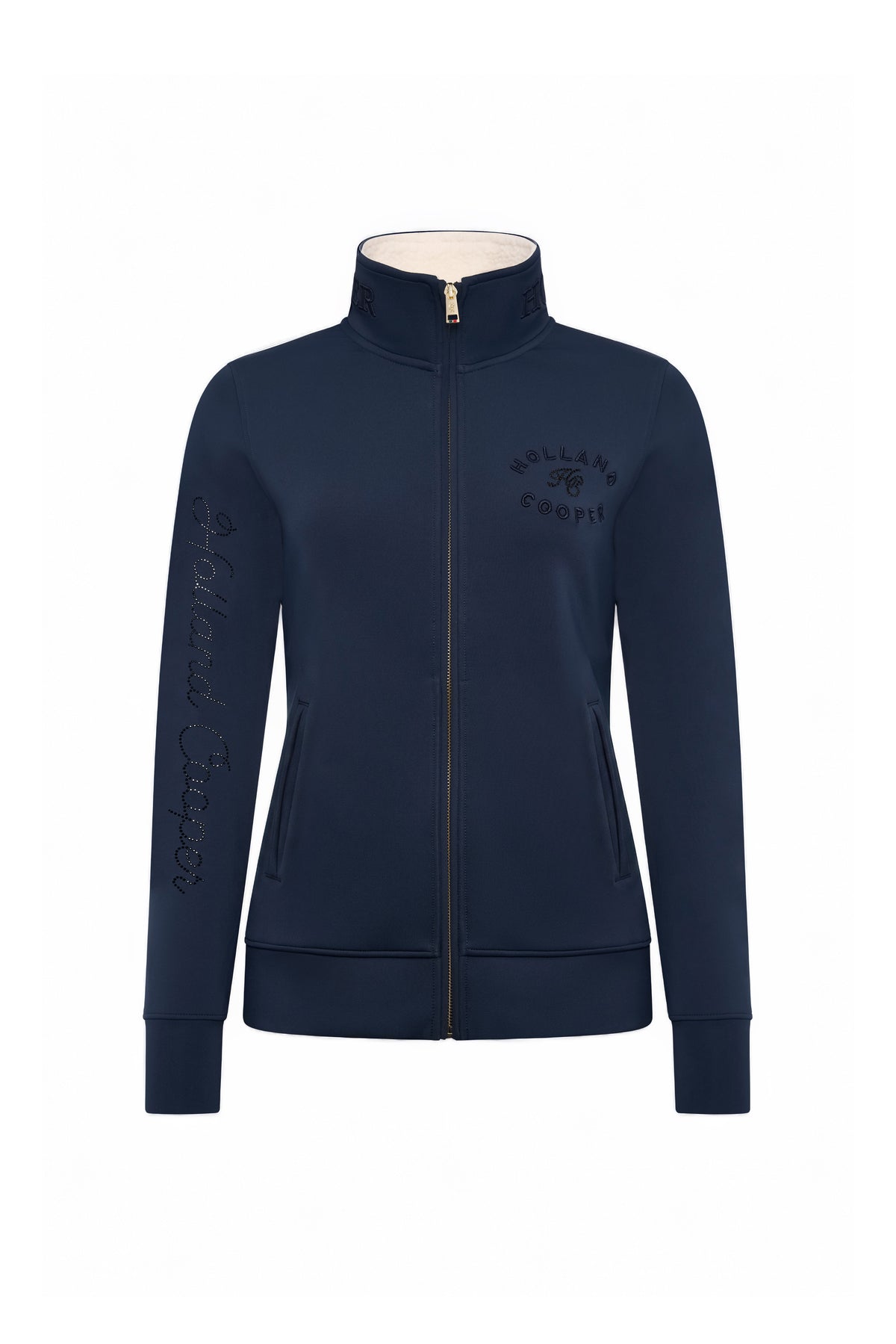 Hartpury Crystal Training Zip Sweat (Ink Navy)