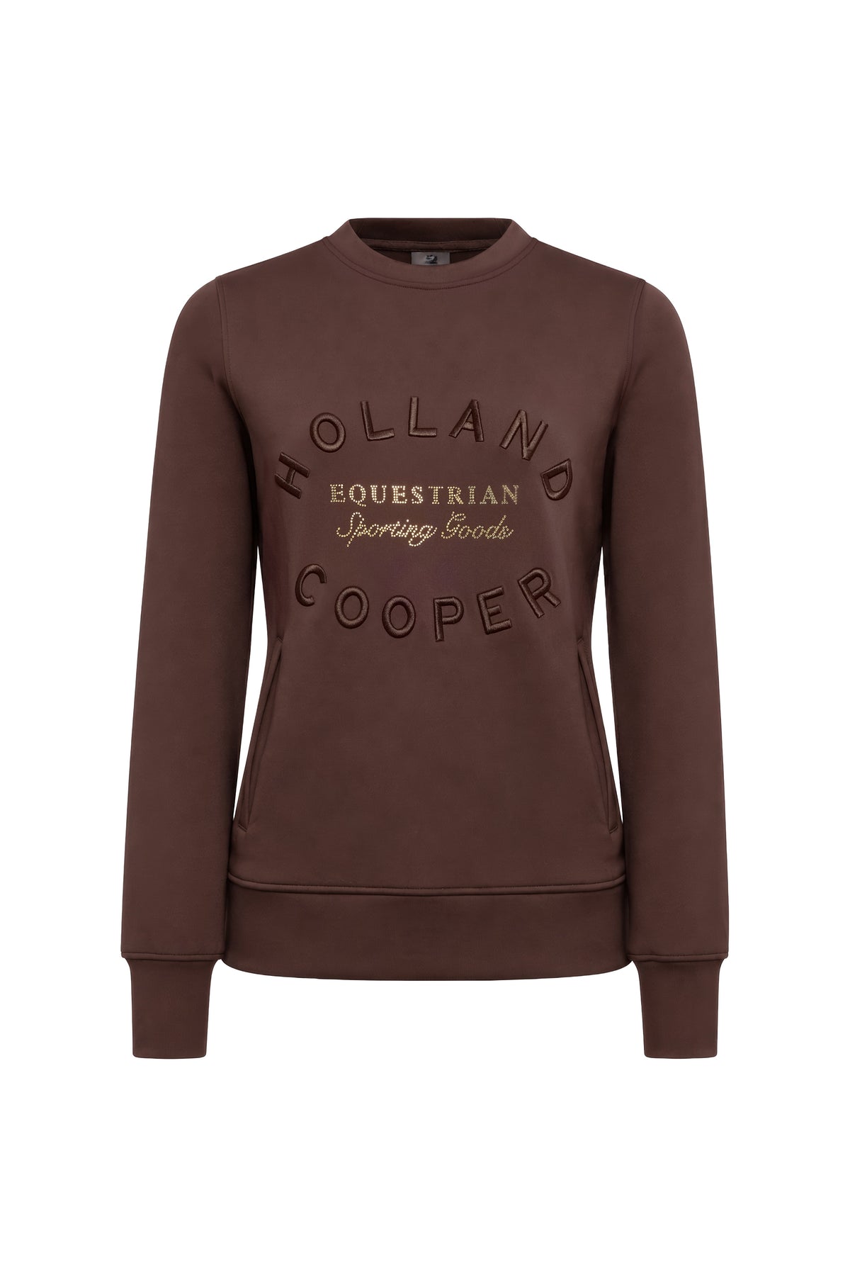 Crystal Crew Neck Sweat (Walnut)