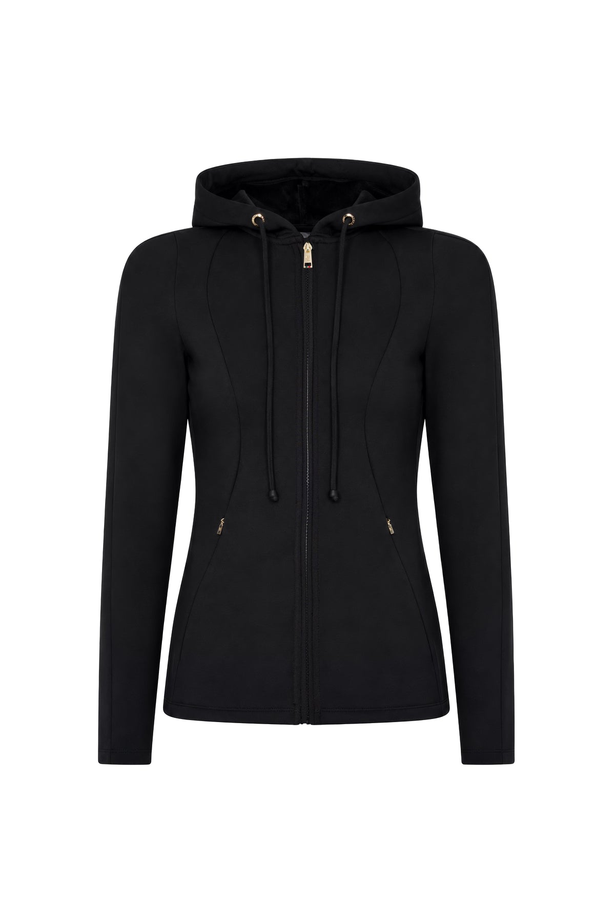Crystal Zip Hoodie (Black)
