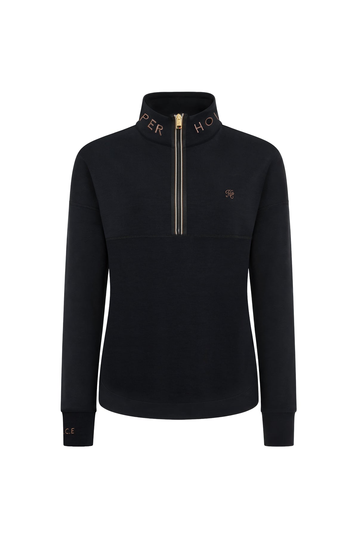 Windsor Quarter Zip Sweat (Black)