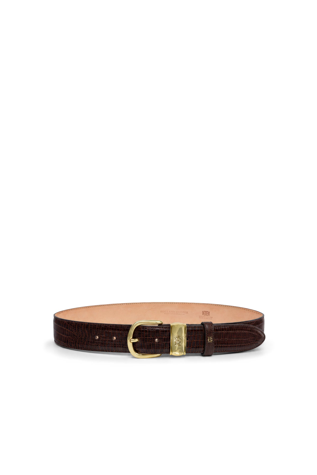 Denali Classic Belt (Cognac Lizard)