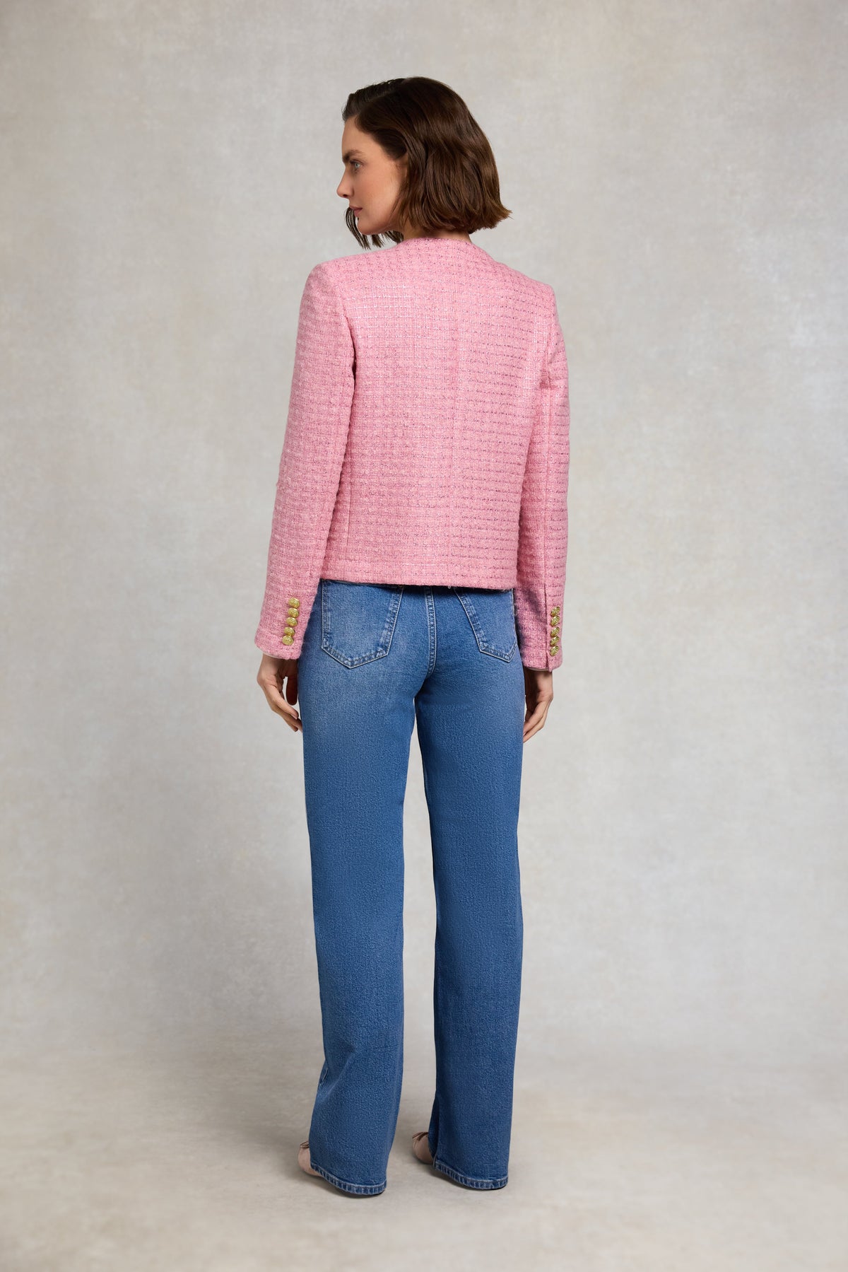 Chelsea Jacket (Rose Sparkle Boucle)