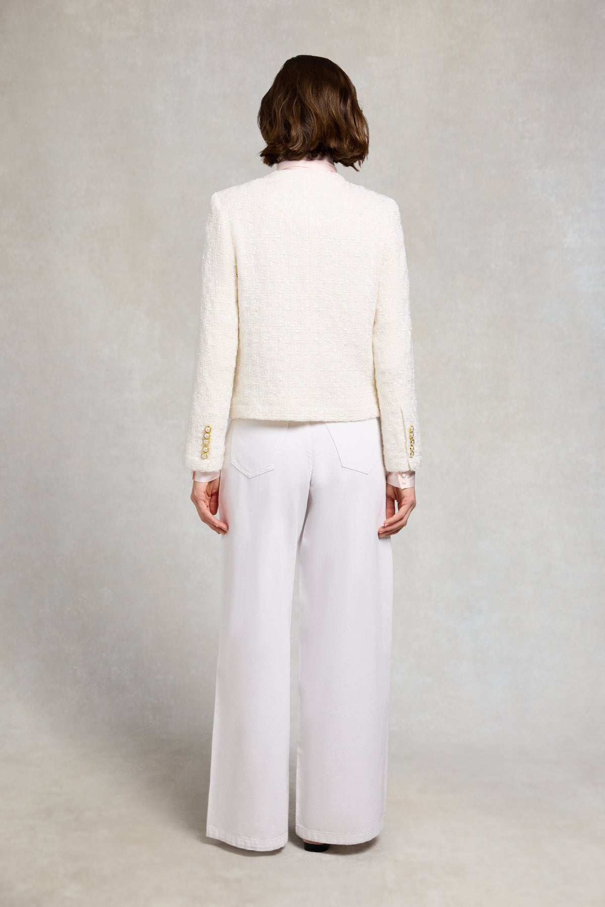 Chelsea Jacket (White Sparkle Boucle)
