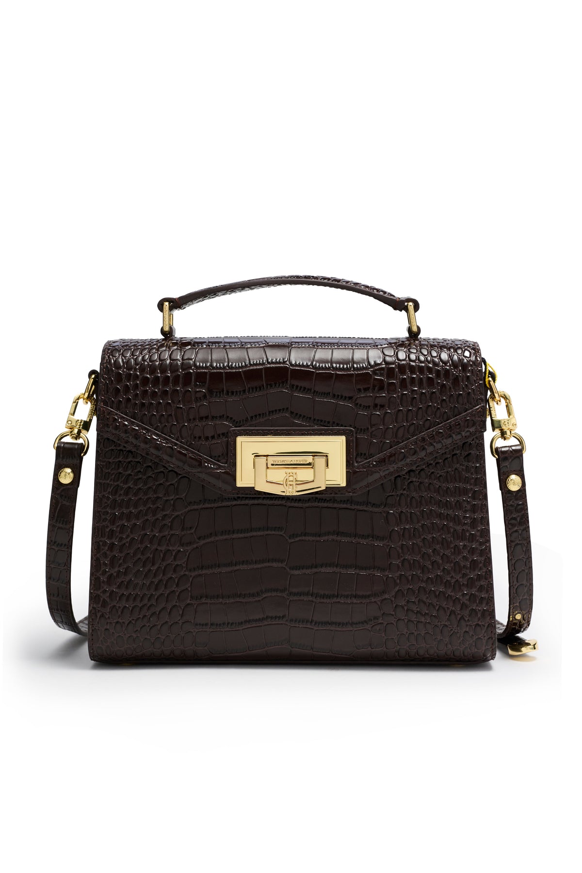Cheltenham Bag (Rich Chocolate Croc)