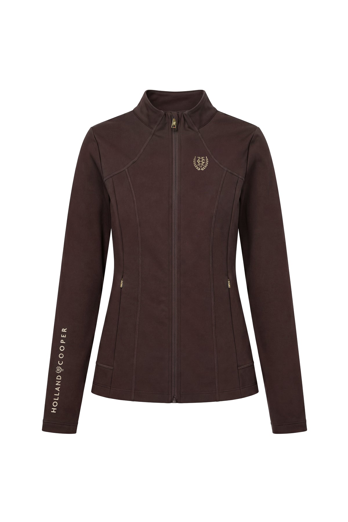 Chiltern Zip Training Top (Chocolate)