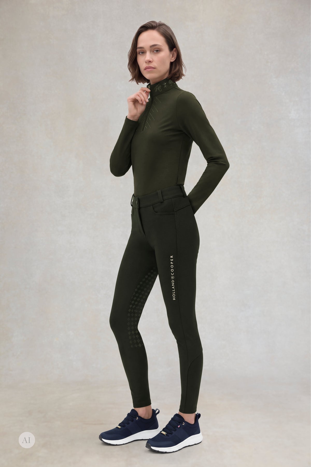 Chiltern Contour Breeches (Dark Olive)