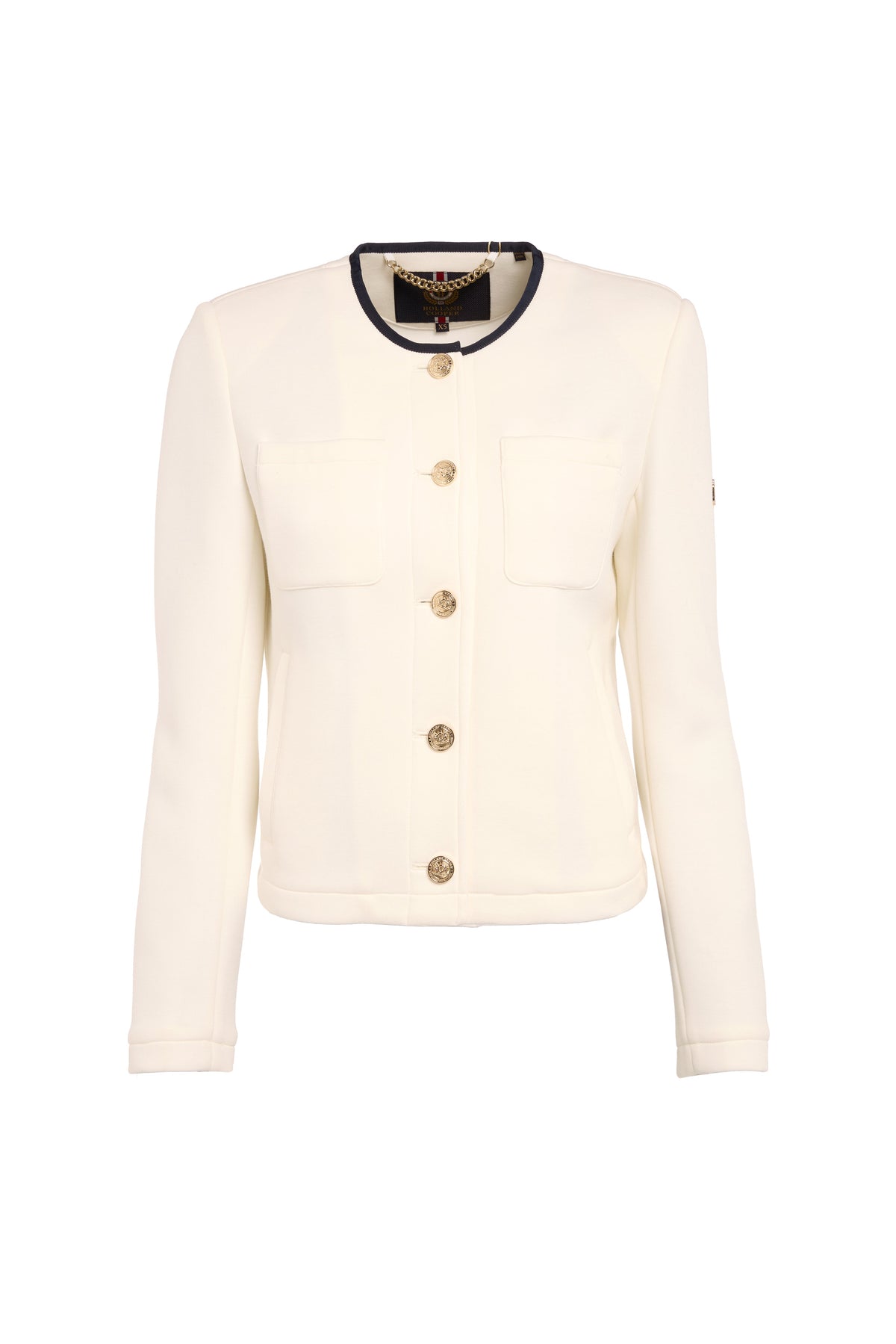 Chloe Jersey Jacket (Cream)