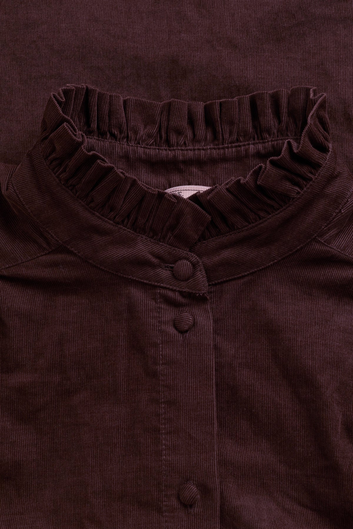 Country Cord Blouse (Chocolate)