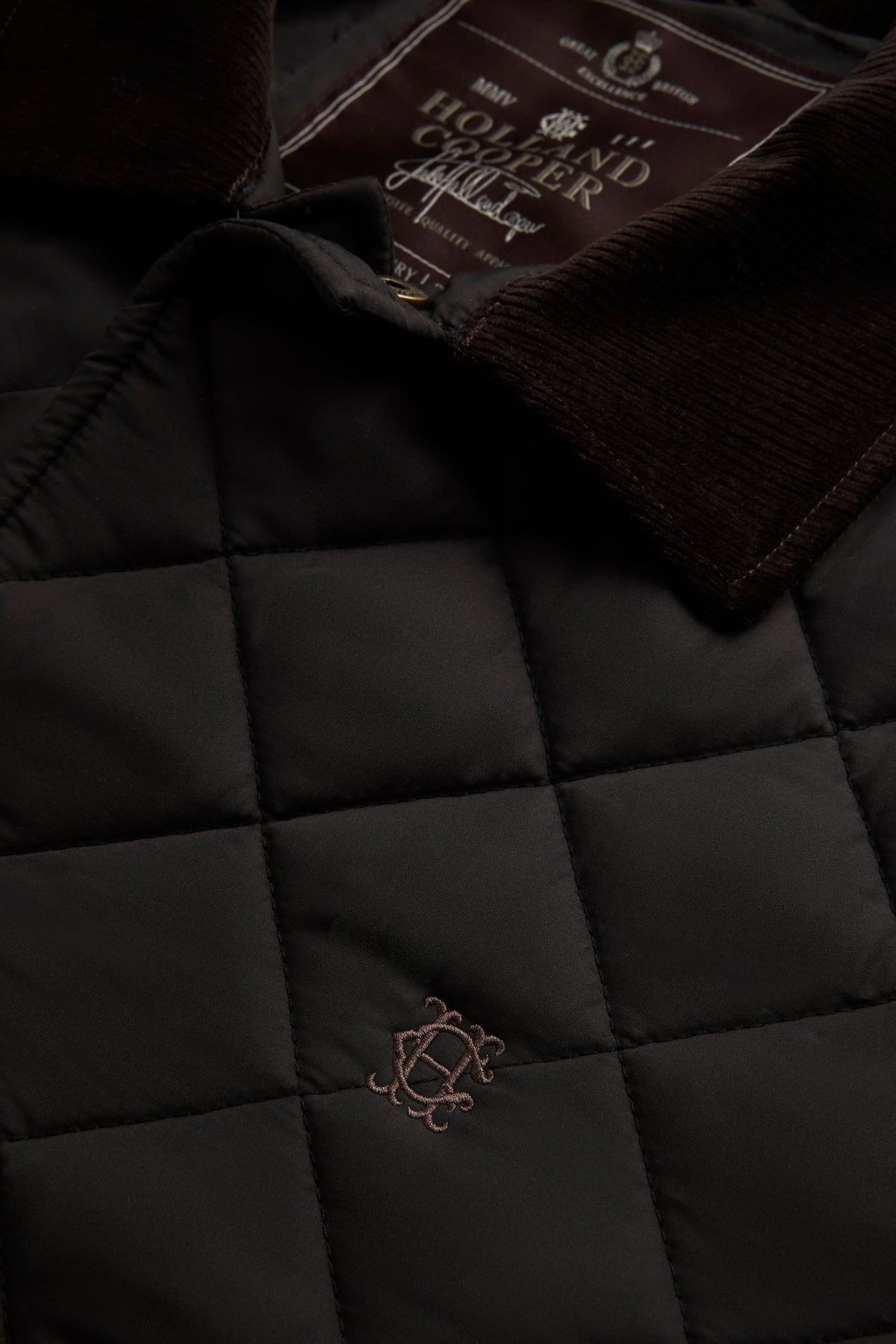 Men's Country Quilted Jacket (Black)