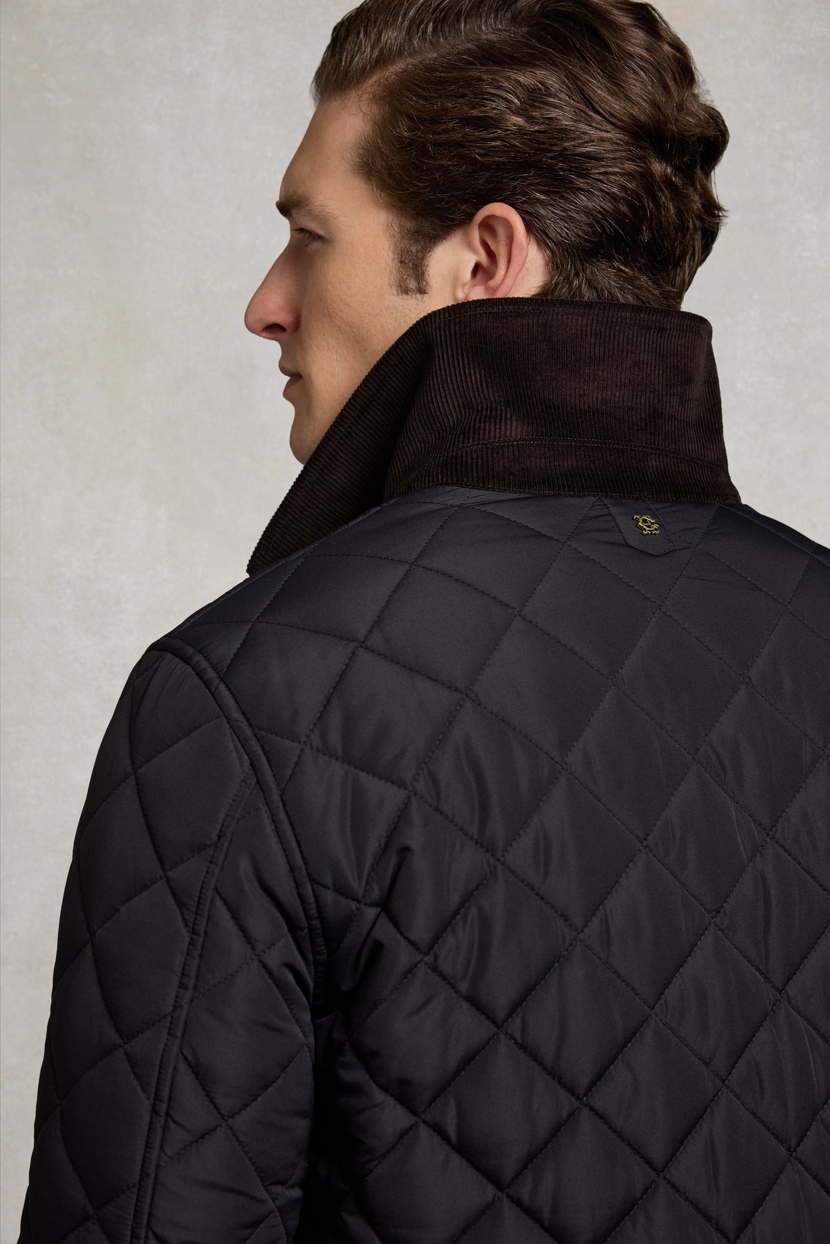 Men's Country Quilted Jacket (Ink Navy)