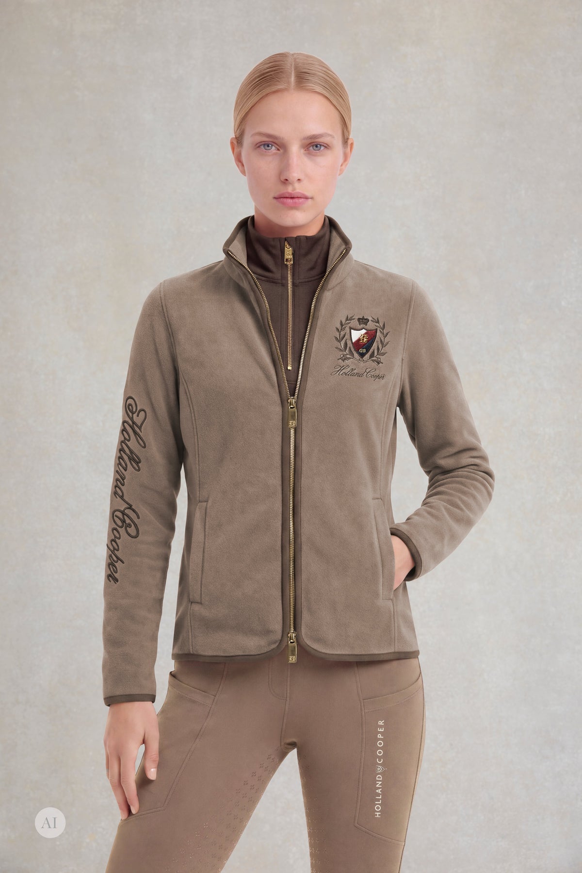Cranborne Fleece Jacket (Mocha)